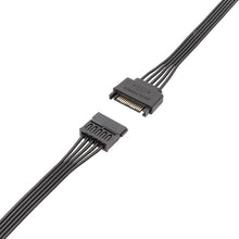 Load image into Gallery viewer, Power Supply SATA 15Pin Male And Female Extension Cable Durable Hard Disk Drive Power Connection Cables, 30cm 15Pin, 60cm 15Pin
