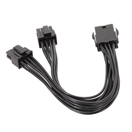 8P Female To Dual 6+2Pin Male Graphics Card Power Cable 8P To Dual 8P 1 To 2 Power Adapter Cable, 8P Female To Dual 6+2Pin Male