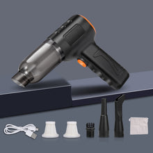 Load image into Gallery viewer, Car Vacuum Cleaner Large Suction Power Wireless Pump Inflatable Blower Handheld Small Vacuum Cleaner, Brush 200W+2 Filters+Storage Bag (Black), Brush 200W+3 Filters+Air Bag (Black), Brushless 260W+2 Filters+Storage Bag (Black)                          ...