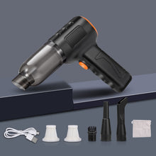 Load image into Gallery viewer, Car Vacuum Cleaner Large Suction Power Wireless Pump Inflatable Blower Handheld Small Vacuum Cleaner, Brush 200W+2 Filters+Storage Bag (Black), Brush 200W+3 Filters+Air Bag (Black), Brushless 260W+2 Filters+Storage Bag (Black)                          ...