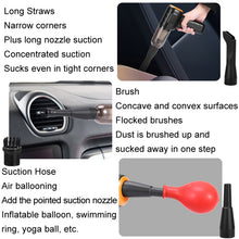 Load image into Gallery viewer, Car Vacuum Cleaner Large Suction Power Wireless Pump Inflatable Blower Handheld Small Vacuum Cleaner, Brush 200W+2 Filters+Storage Bag (Black), Brush 200W+3 Filters+Air Bag (Black), Brushless 260W+2 Filters+Storage Bag (Black)                          ...