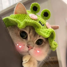 Load image into Gallery viewer, Pet Headgear Props Cats And Dogs Knitted Hat Headwear, S, M
