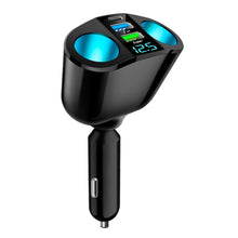 Load image into Gallery viewer, Dual USB Type-C Real-time Digital Display Cigarette Lighter Expansion Car Charger, 3.1A Double A+C, QC3.0+2.4A Dual A+C, 66W Dual A+C, PD+QC3.0+2.4A Dual A+C