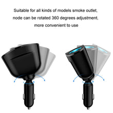 Load image into Gallery viewer, Dual USB Type-C Real-time Digital Display Cigarette Lighter Expansion Car Charger, 3.1A Double A+C, QC3.0+2.4A Dual A+C, 66W Dual A+C, PD+QC3.0+2.4A Dual A+C