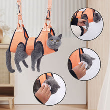 Load image into Gallery viewer, Pet Grooming Hammock Cats Dog Clipping Nail Holder Hanger Type Feeding Anti-Scratch Artifacts, Small, Medium, Large