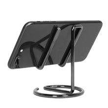 Load image into Gallery viewer, Wrought Iron Stable Desktop Tablet Phone Lazy Stand Office Business Card Holder