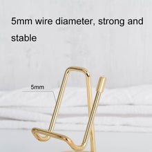 Load image into Gallery viewer, Wrought Iron Stable Desktop Tablet Phone Lazy Stand Office Business Card Holder