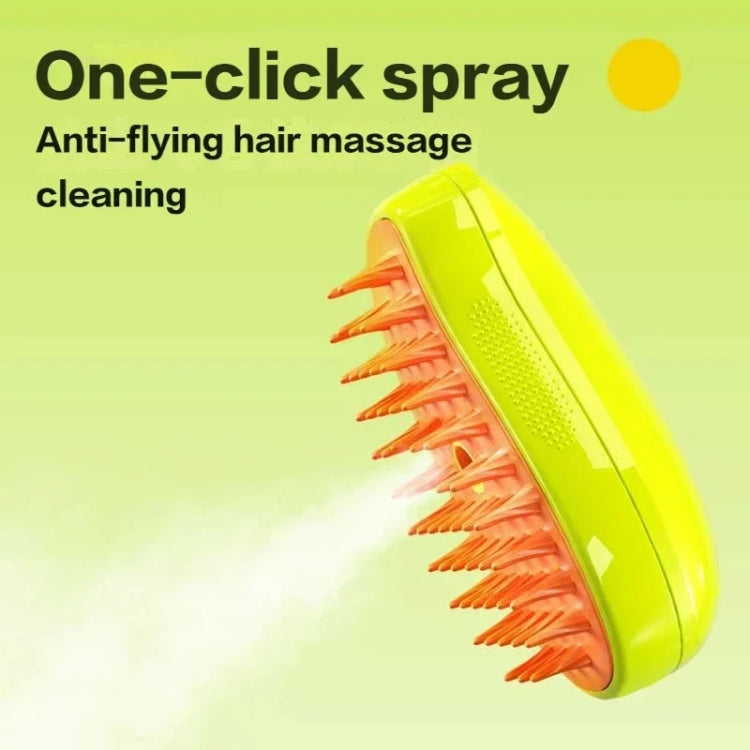 Mango Pet Electrical Spray Massage Comb Hair Removal Cleaning Grooming Brush For Cats And Dogs