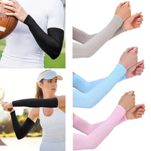 Load image into Gallery viewer, Cooling Arm Sleeve Sun UV Protection Straight Sleeve Cover Summer Outdoor Sports Cycling Travel Supplies