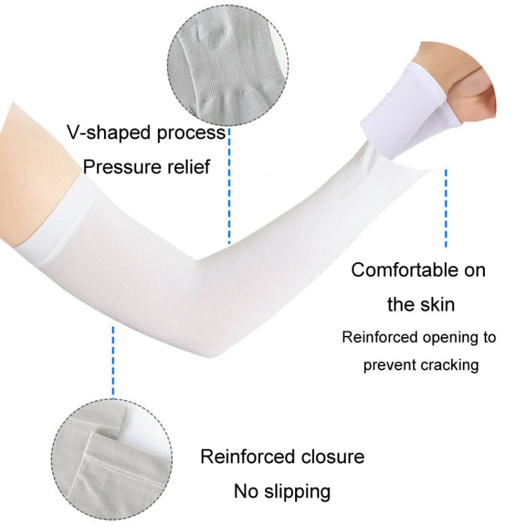 Cooling Arm Sleeve Sun UV Protection Straight Sleeve Cover Summer Outdoor Sports Cycling Travel Supplies
