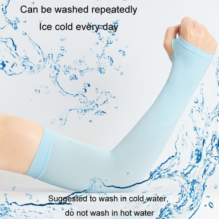 Cooling Arm Sleeve Sun UV Protection Straight Sleeve Cover Summer Outdoor Sports Cycling Travel Supplies