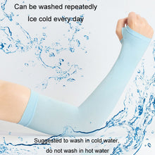 Load image into Gallery viewer, Cooling Arm Sleeve Sun UV Protection Straight Sleeve Cover Summer Outdoor Sports Cycling Travel Supplies