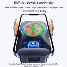 Load image into Gallery viewer, Smart Induction Wireless Charger Car Cell Phone Holder Solar Fast Charging Air Vent Navigation Stand