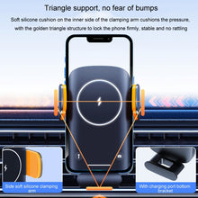 Load image into Gallery viewer, Smart Induction Wireless Charger Car Cell Phone Holder Solar Fast Charging Air Vent Navigation Stand