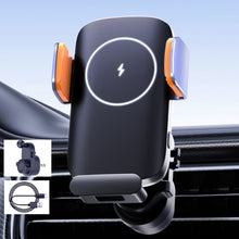 Load image into Gallery viewer, Smart Induction Wireless Charger Car Cell Phone Holder Solar Fast Charging Air Vent Navigation Stand