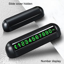 Load image into Gallery viewer, Automobile Temporary Parking License Plate Move Car Phone Number Cards
