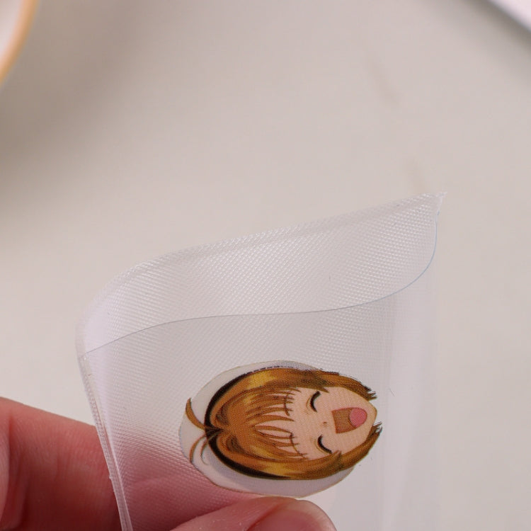10pcs Transparent Antimagnetic Spoof Avatar ID Card Cover
