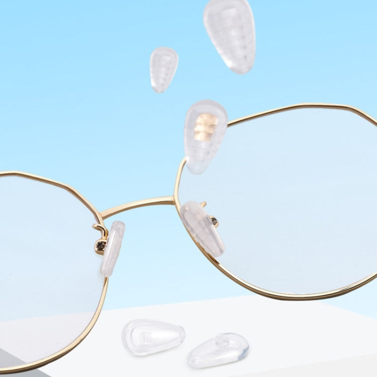 25pairs Eyeglasses Airbag Nosepiece Silicone Soft Nose Pad Universal Accessory