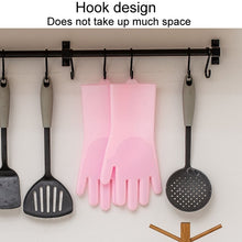 Load image into Gallery viewer, Kitchen Silicone Dishwash Gloves Male And Female Household Chores Cleaning Mitts, 160g