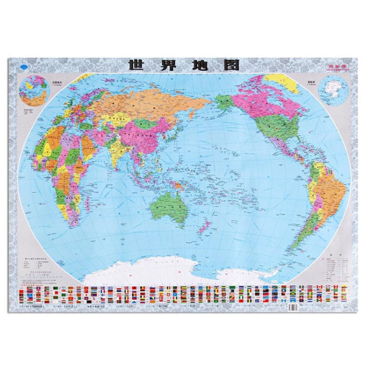 High Definition Printed Double Sided Laminated Waterproof Map