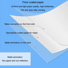 Load image into Gallery viewer, High Definition Printed Double Sided Laminated Waterproof Map
