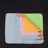 5pcs /Set Suede Glasses Cleaning Cloth Computer Cell Phone Screen Cleaning Wipe