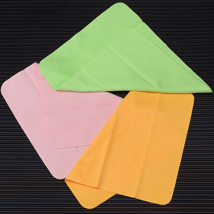 5pcs /Set Suede Glasses Cleaning Cloth Computer Cell Phone Screen Cleaning Wipe
