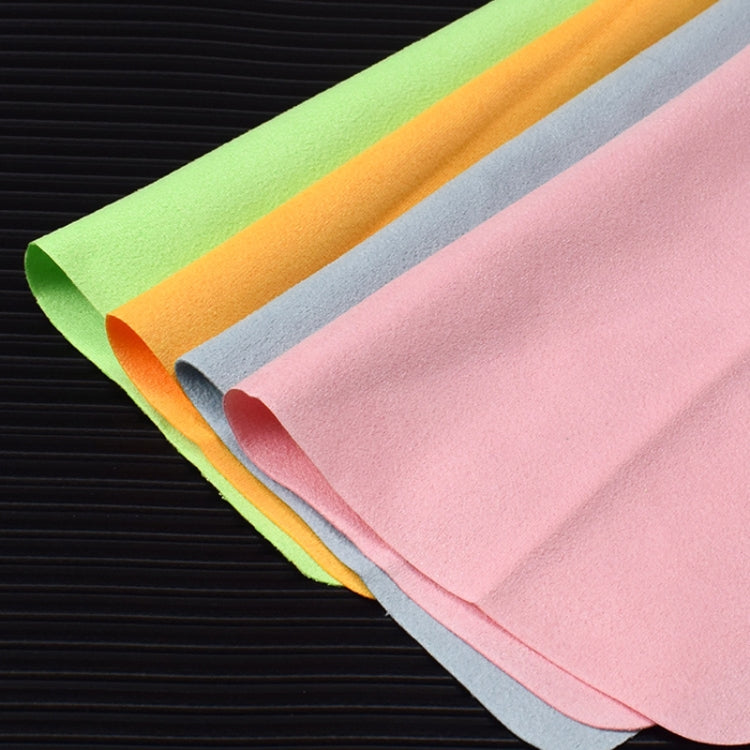5pcs /Set Suede Glasses Cleaning Cloth Computer Cell Phone Screen Cleaning Wipe