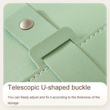 Load image into Gallery viewer, Book Shaped Jewelry Bag Large capacity Travel Portable Multifunctional Earring Storage Bag, Blue, Green, Pink