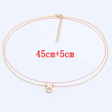 Load image into Gallery viewer, Zodiac Signs Necklace Electroplate Alloy Short Chain Jewelry, Aries Golden, Cancer Golden, Libra Golden, Virgo Golden, Leo Golden, Aquarius Golden, Pisces Golden, Taurus Golden, Capricorn Golden, Sagittarius Golden, Scorpio Golden, Gemini Golden       ...