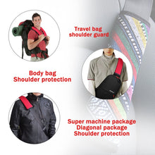 Load image into Gallery viewer, Ethnic Style Linen Car Seat Belt Cover Shoulder Pads