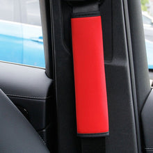 Load image into Gallery viewer, Skin Feeling Car Leather Seat Belt Cover Shoulder Pads, 6.5x23cm