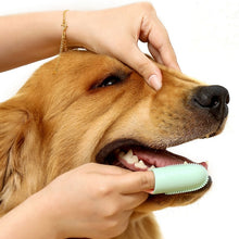 Load image into Gallery viewer, Pets Finger Toothbrush With Handle Dogs And Cats Oral Cleaning Tools