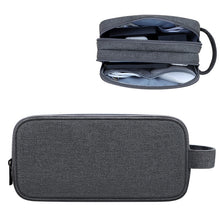 Load image into Gallery viewer, SM09 Double-layer Large Capacity Digital Accessories Storage Bag, Gray, Black, Navy Blue, Dark Gray