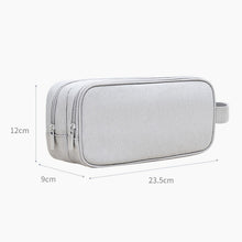 Load image into Gallery viewer, SM09 Double-layer Large Capacity Digital Accessories Storage Bag, Gray, Black, Navy Blue, Dark Gray