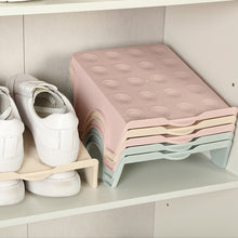 Load image into Gallery viewer, Household Storage Shoes Rack Double Shoes Tray Plastic One Piece Simple Shoes Organizer