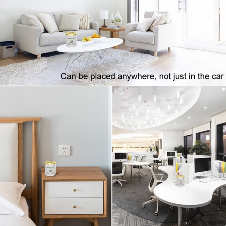 3pcs Car Aromatherapy Long-lasting Light Fragrance Solid Balm