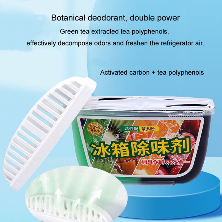 Activated Carbon Refrigerator Deodorizer Dual-Action Home Freezer Sterilization Deodorization Box