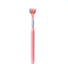 Load image into Gallery viewer, YALINA Three Sided Toothbrush Soft Hair 360 Degree V Shaped Toothbrush, 418 Adult Black, 418 Adult Pink, 418 Adult Purple, A22 Kids Pink, A22 Kids Yellow, A22 Kids Blue