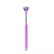Load image into Gallery viewer, YALINA Three Sided Toothbrush Soft Hair 360 Degree V Shaped Toothbrush, 418 Adult Black, 418 Adult Pink, 418 Adult Purple, A22 Kids Pink, A22 Kids Yellow, A22 Kids Blue