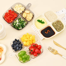 Load image into Gallery viewer, Multipurpose Quad Compartment Side Dish Kitchen Storage Spice Tray
