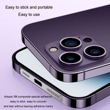 Load image into Gallery viewer, 2pcs /Set For IPhone 12 / 13 / 14 / 15 Series Speaker Plating Metal Dust-Proof Mesh Charging Port Protective Film Dust Sticker