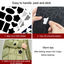 Load image into Gallery viewer, Self-Adhesive Down Jacket Patch Stickers Nylon Fabric Stickers Seamless Clothes Repair Hole Decals, C Model, C Model Glossy, D Model No. 1, D Model No. 2, D Model No. 3, D Model No. 4, Whole Sheet, Whole Sheet Glossy