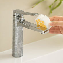Load image into Gallery viewer, Bathroom Glass Mirror Stain Removal Watermark Sponge Rub Faucet Descaling Cleaning Tool, Yellow, Pink