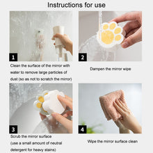 Load image into Gallery viewer, Bathroom Glass Mirror Stain Removal Watermark Sponge Rub Faucet Descaling Cleaning Tool, Yellow, Pink