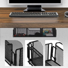 Load image into Gallery viewer, Under Desk Drawer Storage Organizer Desk Hidden Tray for Office Home, Hidden Tray