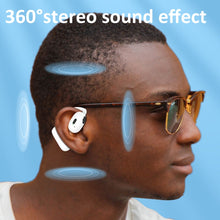 Load image into Gallery viewer, Bluetooth V5.4 Hanging Ear Wireless Earbuds Stereo Sound Headphones, V21 Black, V21 White