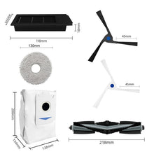 Load image into Gallery viewer, For Ecovacs X2 / X2 Pro Vacuum Cleaner Accessories, Roller Brush, Side Brush White, Side Brush Black, Mop, Dust Bag, Filter