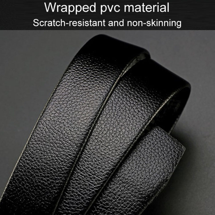 Dandali Scratch-Resistant Wrapped Edge Automatic Buckle Belt Mens Casual Waistbone Belt