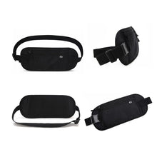 Load image into Gallery viewer, Passport Fit Invisible Waterproof Cell Phone Waist Pack Anti-theft Brush Travel Document Organizer Bag